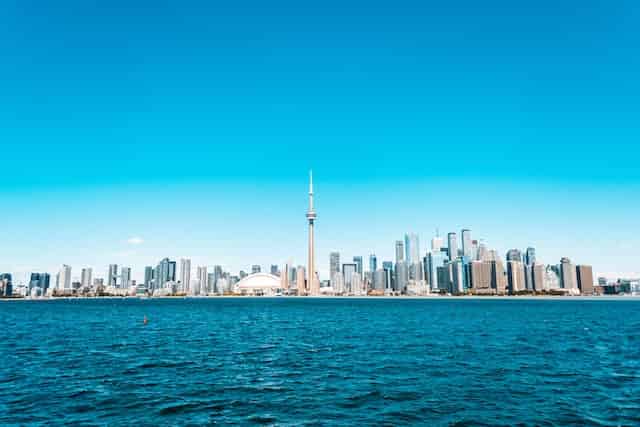 Skyline of Toronto, Ontario, Canada