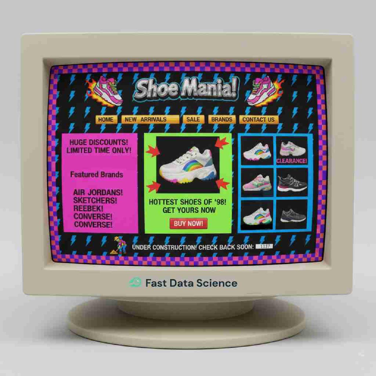 A terrible old website